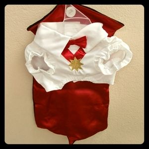 MS Small Dog Dracula Costume with cape